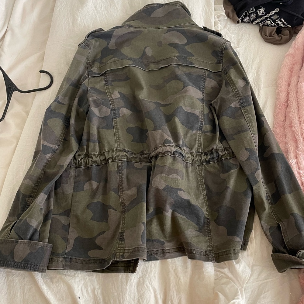 Express Green Camo Jacket